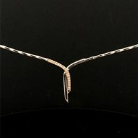 Necklace Cianfrone Gioielli Woman in Gold Diamante 0.13 Ct COOR-64-198 - COOR-64-198